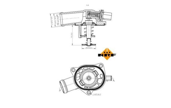 Thermostat, coolant EASY FIT