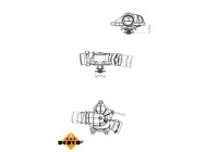 Thermostat, coolant EASY FIT