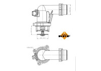 Thermostat, coolant EASY FIT