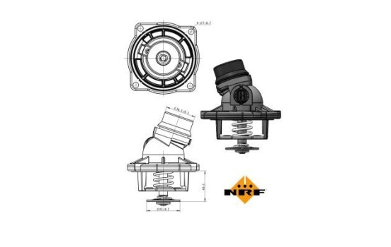 Thermostat, coolant EASY FIT