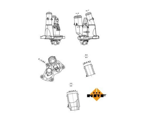 Thermostat, coolant EASY FIT
