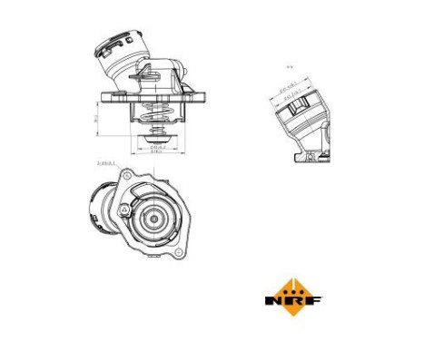 Thermostat, coolant EASY FIT