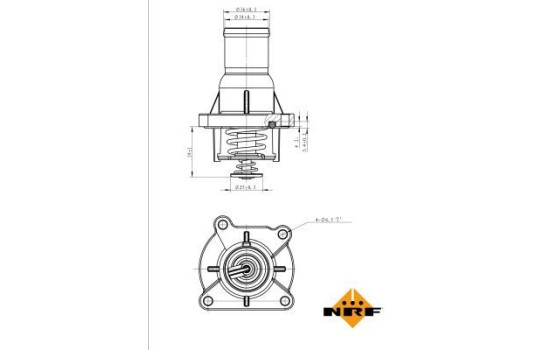 Thermostat, coolant EASY FIT, Image 5