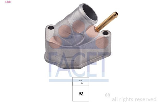 Thermostat, coolant Made in Italy - OE Equivalent 7.8287 Facet