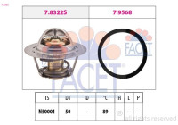 Thermostat, coolant Made in Italy - OE Equivalent 7.8322 Facet