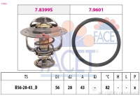 Thermostat, coolant Made in Italy - OE Equivalent 7.8404 Facet