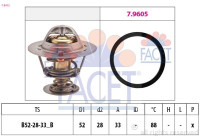 Thermostat, coolant Made in Italy - OE Equivalent 7.8412 Facet
