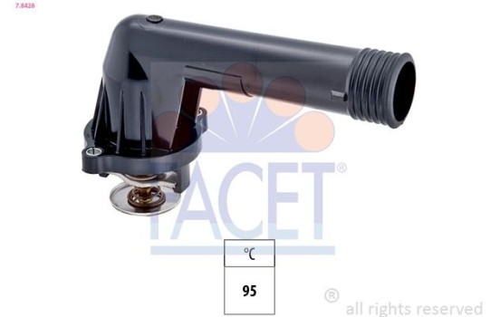 Thermostat, coolant Made in Italy - OE Equivalent 7.8428 Facet