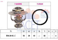 Thermostat, coolant Made in Italy - OE Equivalent 7.8444 Facet