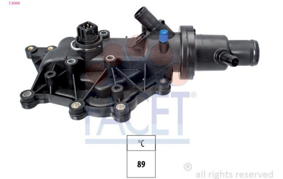Thermostat, coolant Made in Italy - OE Equivalent 7.8509 Facet