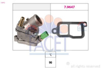 Thermostat, coolant Made in Italy - OE Equivalent 7.8732 Facet