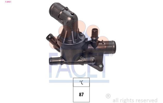 Thermostat, coolant Made in Italy - OE Equivalent 7.8951 Facet