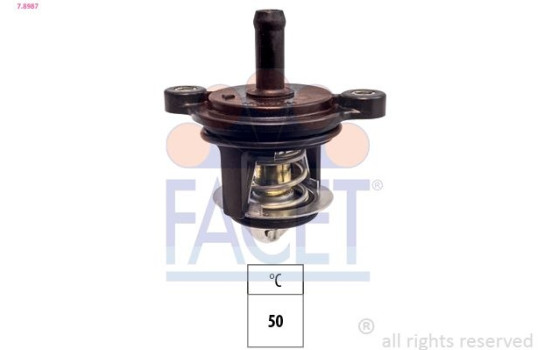 Thermostat, coolant Made in Italy - OE Equivalent 7.8987 Facet