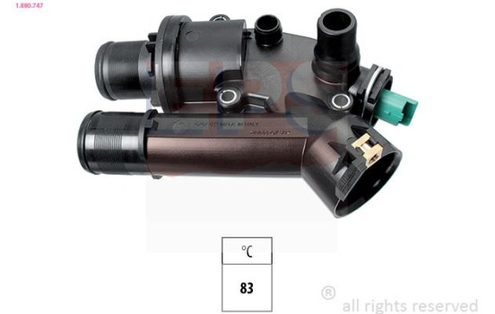 Thermostat, coolant Made in Italy - OE Equivalent