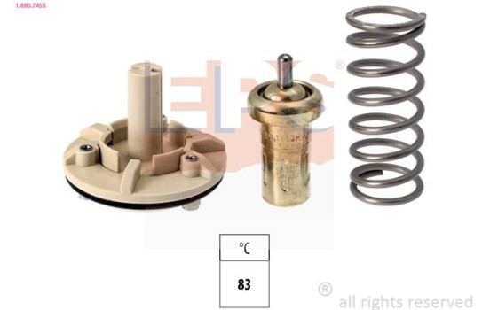 Thermostat, coolant Made in Italy - OE Equivalent