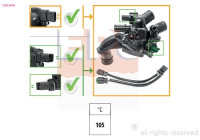 Thermostat, coolant Made in Italy - OE Equivalent