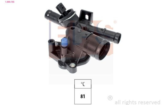 Thermostat, coolant Made in Italy - OE Equivalent