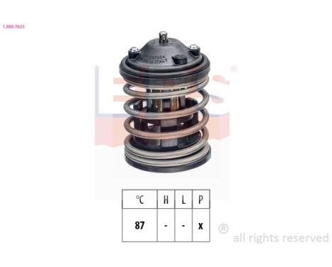 Thermostat, coolant Made in Italy - OE Equivalent