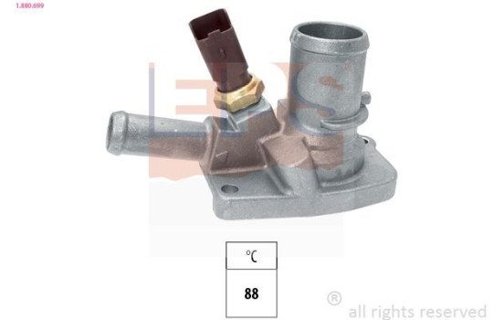 Thermostat, coolant Made in Italy - OE Equivalent