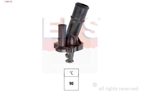 Thermostat, coolant Made in Italy - OE Equivalent