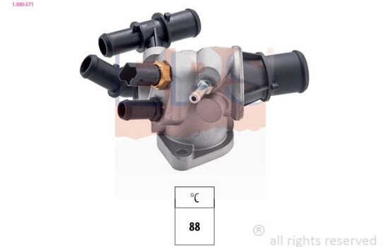 Thermostat, coolant Made in Italy - OE Equivalent