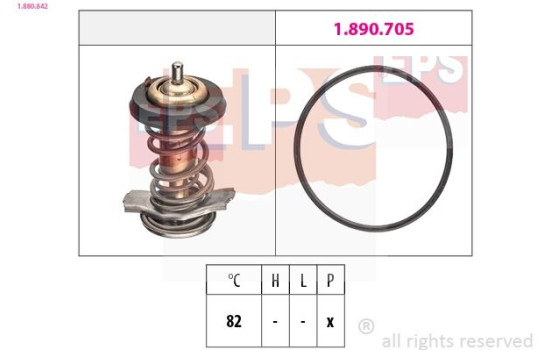 Thermostat, coolant Made in Italy - OE Equivalent