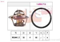 Thermostat, coolant Made in Italy - OE Equivalent