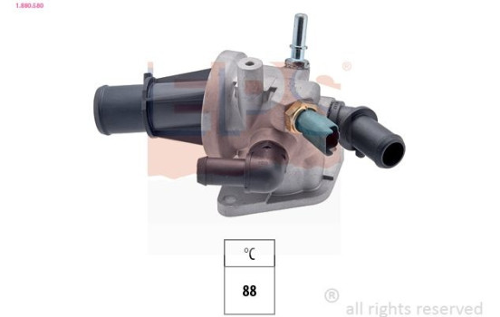Thermostat, coolant Made in Italy - OE Equivalent