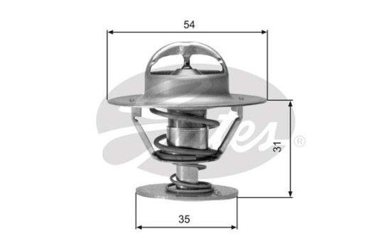 Thermostat, coolant TH00682G1 Gates