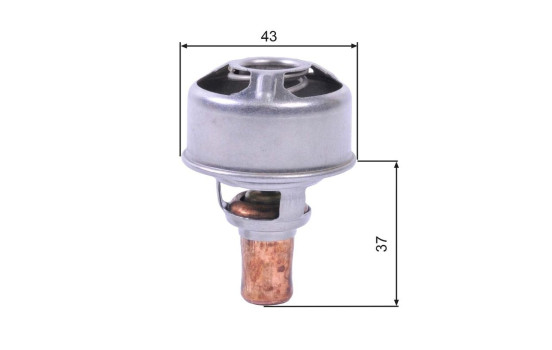 Thermostat, coolant TH01483 Gates, Image 3