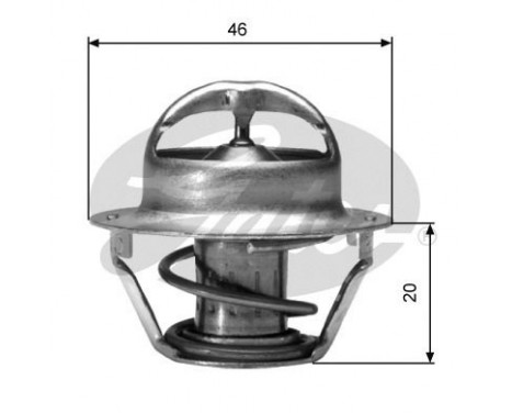 Thermostat, coolant TH03088G1 Gates