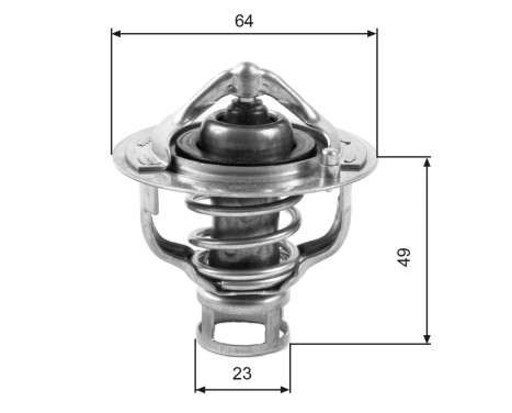 Thermostat, coolant TH04082 Gates