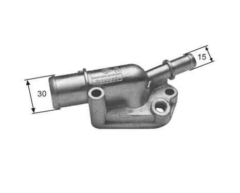 Thermostat, coolant TH09282G1 Gates, Image 2