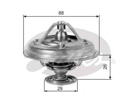 Thermostat, coolant TH10078G1 Gates