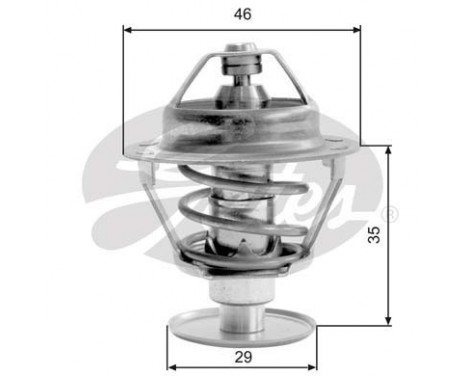 Thermostat, coolant TH10489G1 Gates