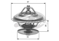 Thermostat, coolant TH11680G1 Gates