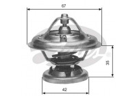Thermostat, coolant TH12680G1 Gates