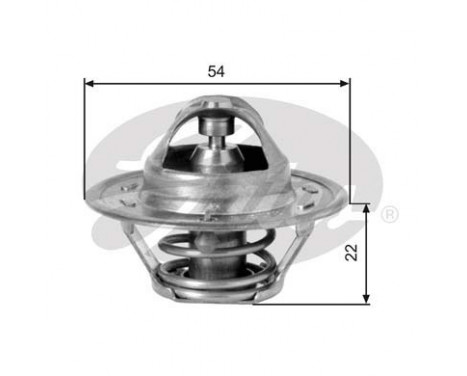 Thermostat, coolant TH12782G1 Gates