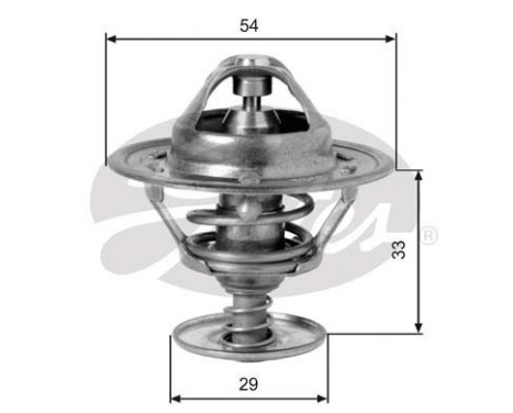 Thermostat, coolant TH12988G1 Gates, Image 2