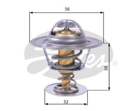 Thermostat, coolant TH13182G1 Gates