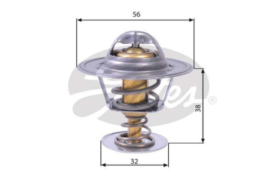 Thermostat, coolant TH13182G1 Gates