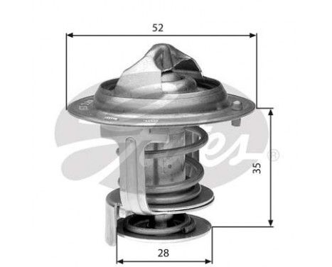 Thermostat, coolant TH29478G1 Gates