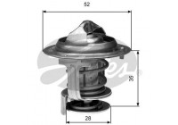 Thermostat, coolant TH29484G1 Gates