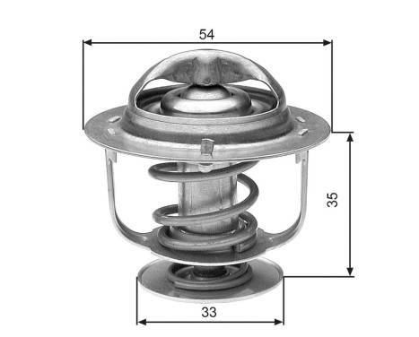 Thermostat, coolant TH29988G1 Gates, Image 2