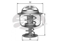 Thermostat, coolant TH30580G1 Gates