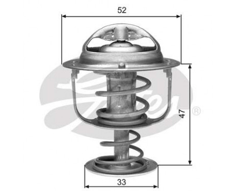 Thermostat, coolant TH30580G1 Gates