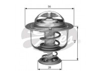 Thermostat, coolant TH31271G1 Gates
