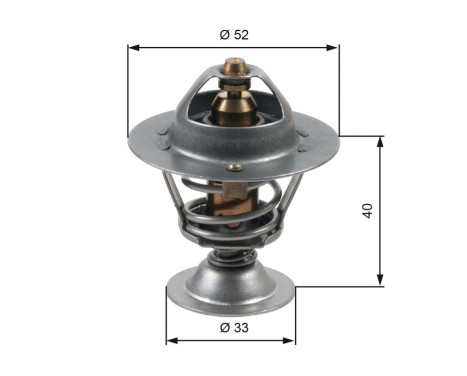 Thermostat, coolant TH31588G1 Gates, Image 2