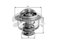 Thermostat, coolant TH31782G1 Gates