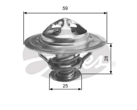 Thermostat, coolant TH34882G1 Gates